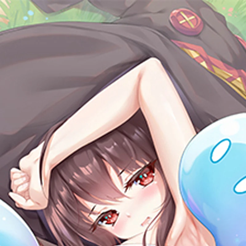 New Pattern Dakimakura Anime Megumin Double-sided Print Life-size Body Pillow Cover Bedding Gifts - view 2