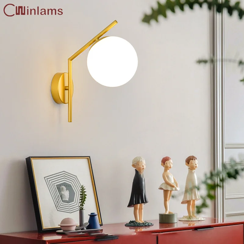 

Modern Simple Bedroom Bed Wall Light LED Creative Living Room Wall Light Corridor Stair Light Creative Wall Light Room Lamp
