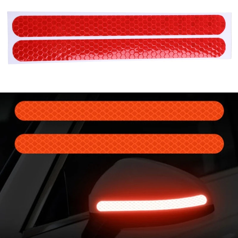 Reflective Tape Waterproof Self Adhesive Conspicuity Safety Caution Reflector Stickers Outdoor for Trucks for cars Drop shipping