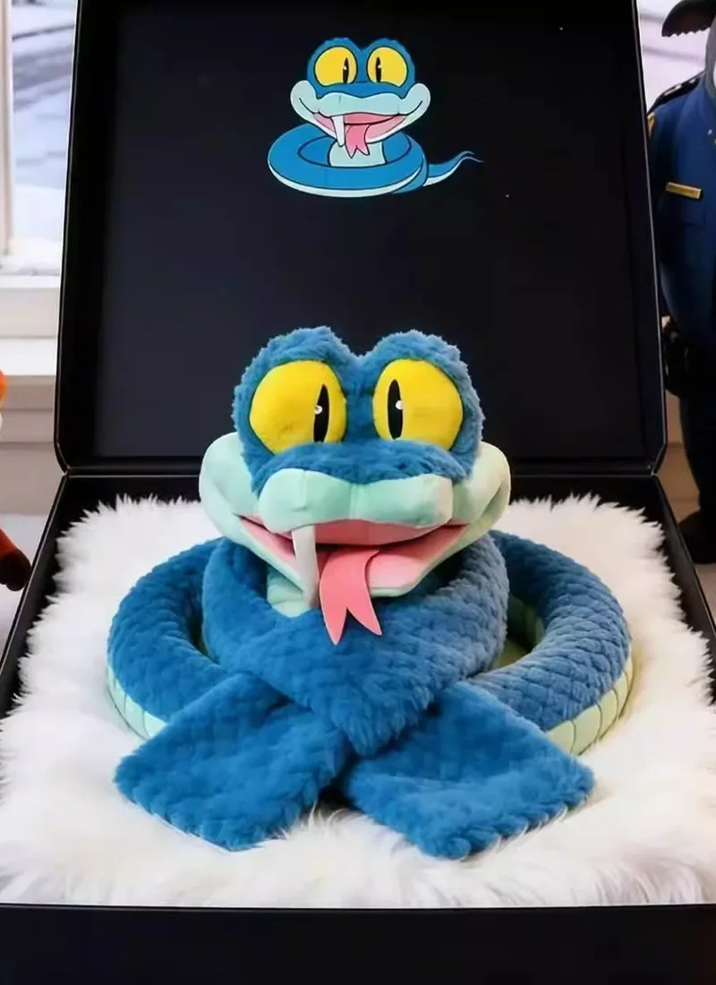 

Аниме-фигурка Гэри в шапке-змеиной шапочке из Зоотопии 2, мерчандайзинг, рождественский милый мультяшный капюшон-подушка для сна, U-образная подушка, подарки-сюрпризы