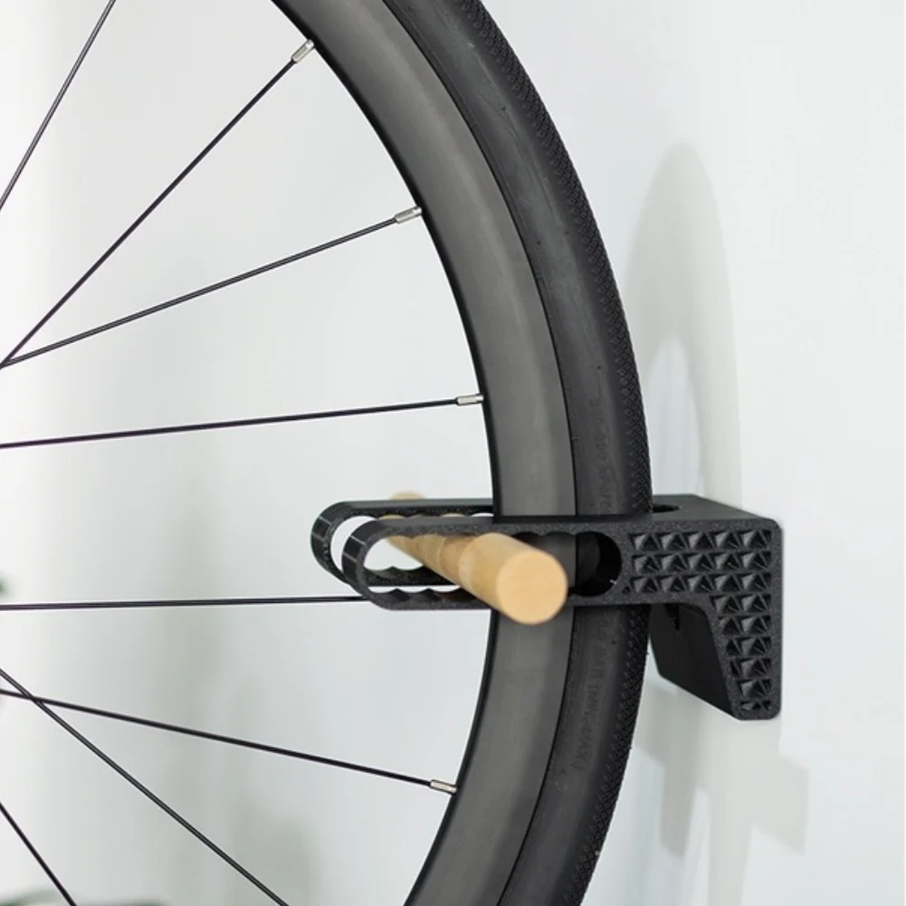 AliExpress NONE Bike Wall Mount Holder Plastic And Wooden Bike Storage Rack 160*75*92/105/125mm Bicycle Accessories