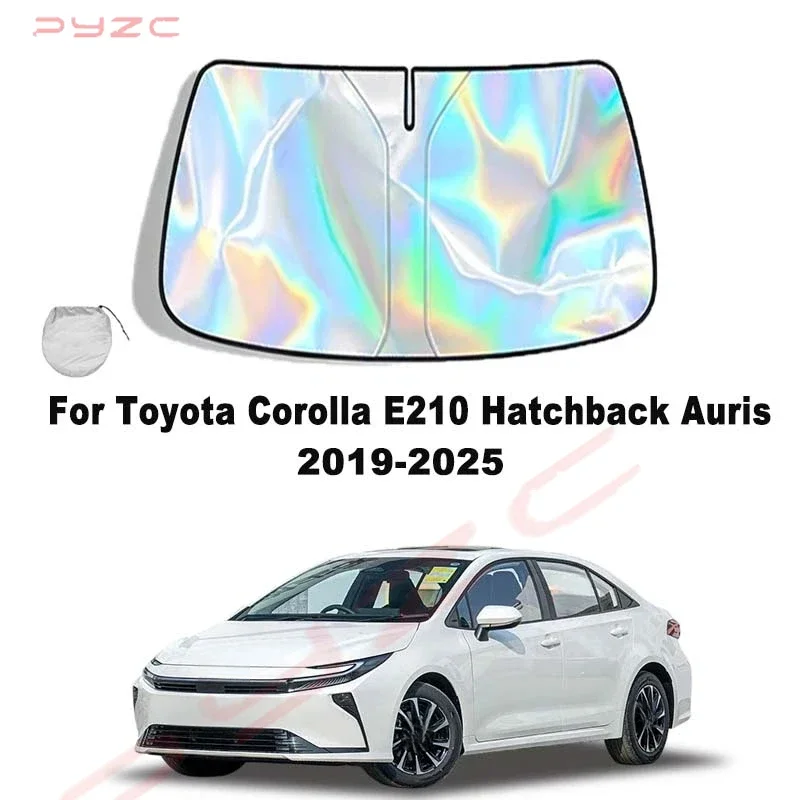 For Toyota Corolla E210 Hatchback Auris 2019-2025 Car Windshield Sunshade Cover Front Window Sun Shade Visor Auto Interior UV