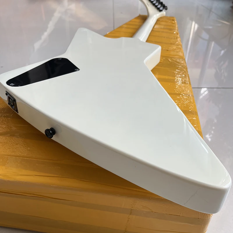 Customized shaped electric guitar, professional grade, fast delivery.