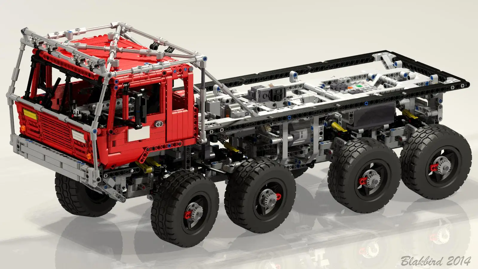 2527 pcs Tatra 813 Trial Truck 23012 the mechanical group series of building block for Children Toy Bricks for Kids