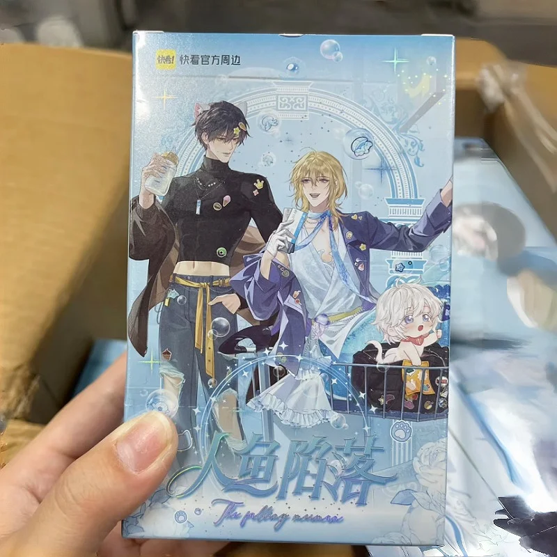 Original The Falling Merman Collection Cards Heart Sea Adventure Star Wish Pack Sce Novel Peripheral Anime Cards Toy Gifts