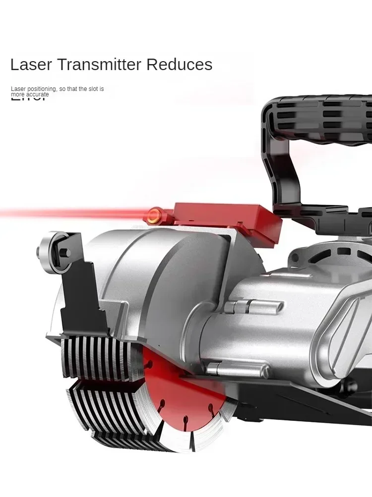 220V High Power Laser Cutting Machine for Dust-free Wall Grooving and Wire Slot Cutting CAC