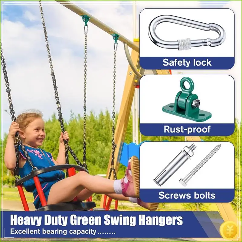 Wooden Concrete Swing Hook Set Expansion Bolts For Porch Playground