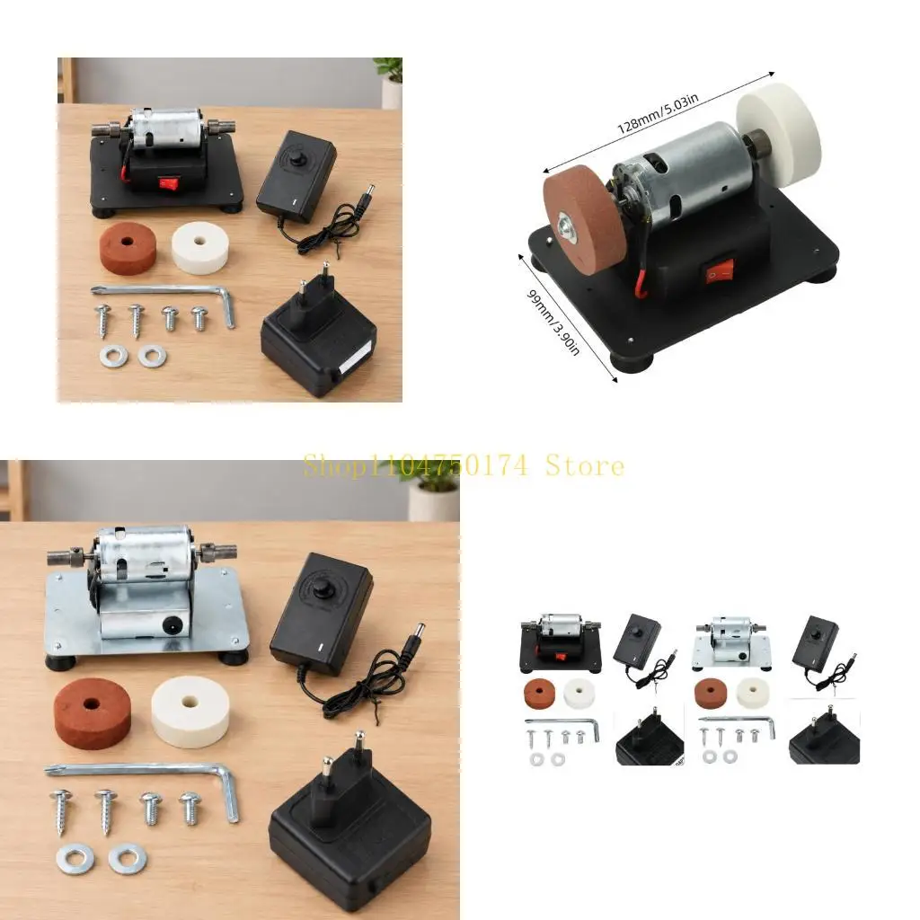 Space-Saving Desktop Grinding Machine with Two Wheel Functions for Workshop Top Sale
