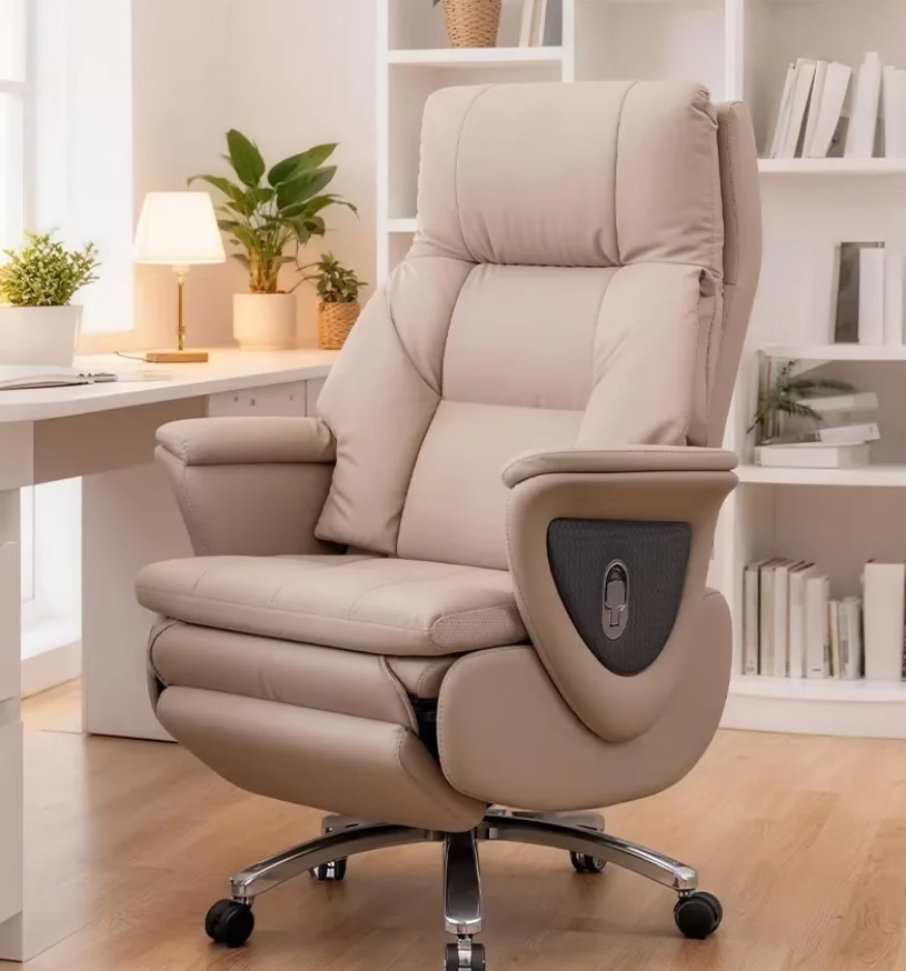 

High-end home boss chair study comfortable sedentary ventilated computer chair nap reclining dual-purpose office chair