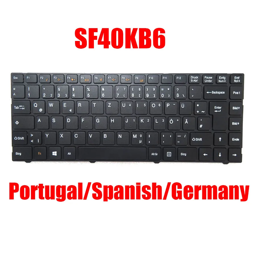 

GR PO SP Laptop Keyboard For ECS SF40KB6 Portugal Spanish Germany Black New