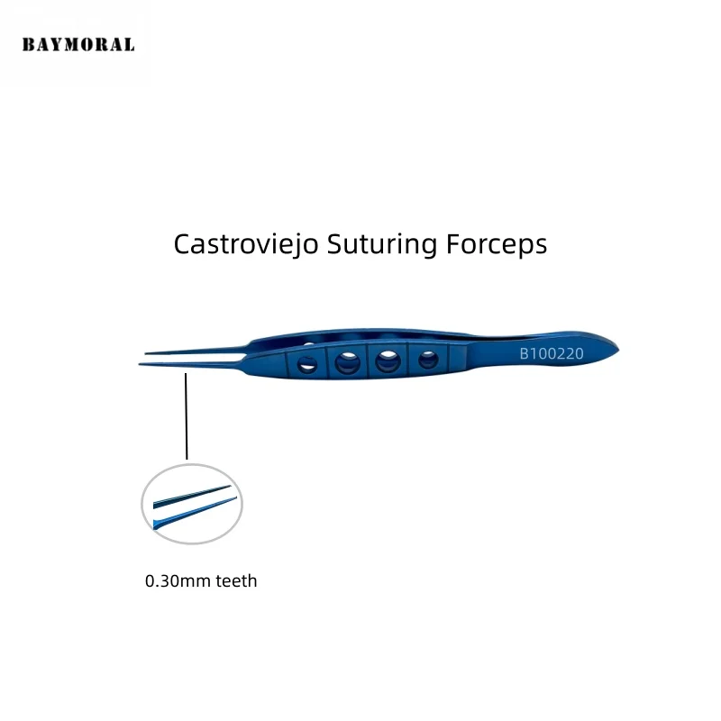 أدوات طب العيون ملقط خياطة Castroviejo
