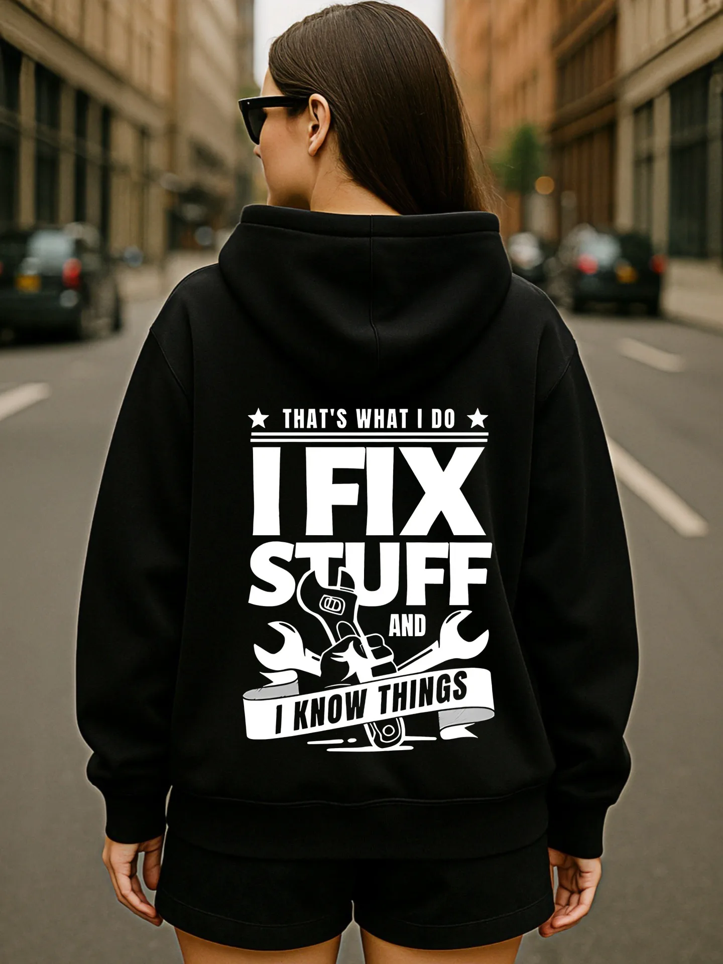 هوديي نسائي برسومات جرافيك، طباعة كرتونية لطيفة، جمالية كاجوال، قماش ناعم، ملابس يومية غير رسمية، للشباب #2