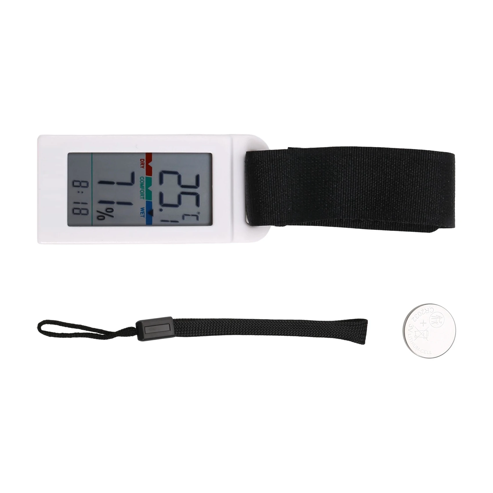 M11K-Vehicle Sensor Mini Hydrothermograph LCD Camping Temperature And Humidity Meter Mountaineering Indoor Weather Station