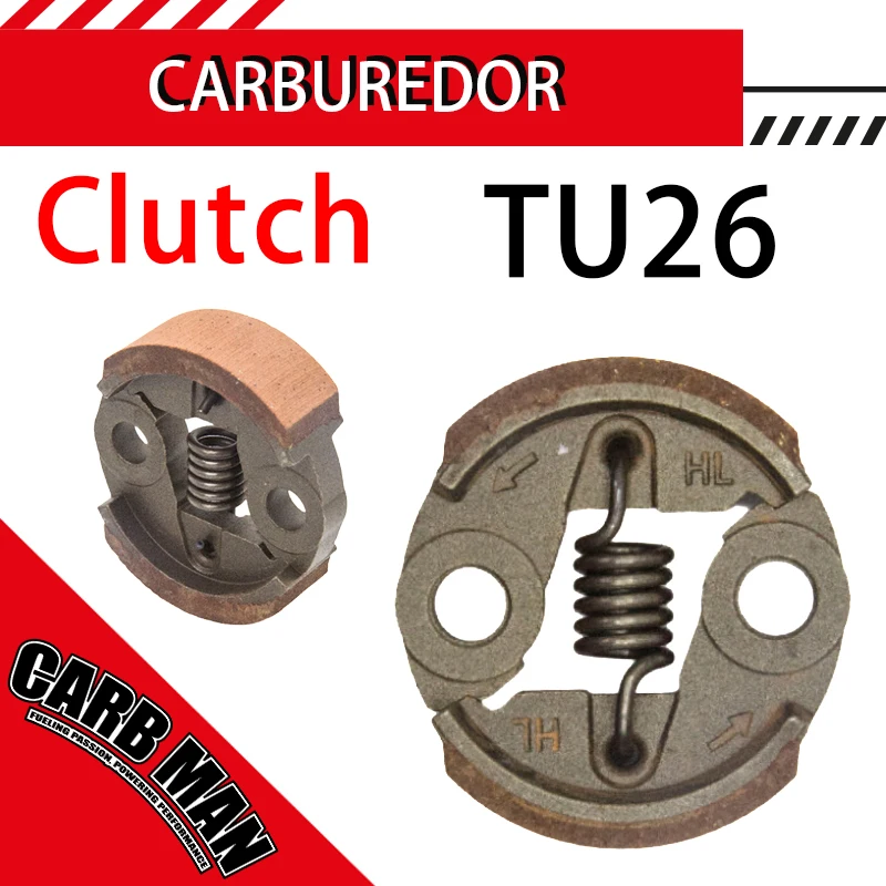 Brush Cutters Hedge Trimmer Clutch Assy For TU26 BC260 CG260 G26 1E34F 23cc 26cc 32cc 34cc Engine Lawn Mower