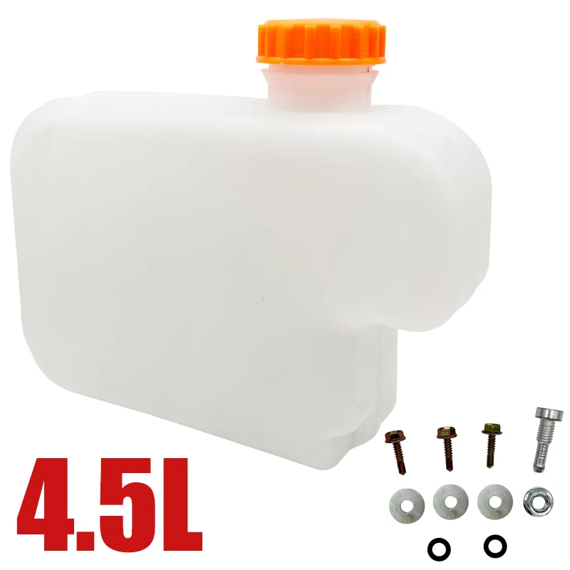 4.5L Capacity Plastic Auto Fuel Oil Tank Car Truck Air Diesel Parking Heater Oil Petrol Storge Fuel Tanks Oil Canister + Bracket