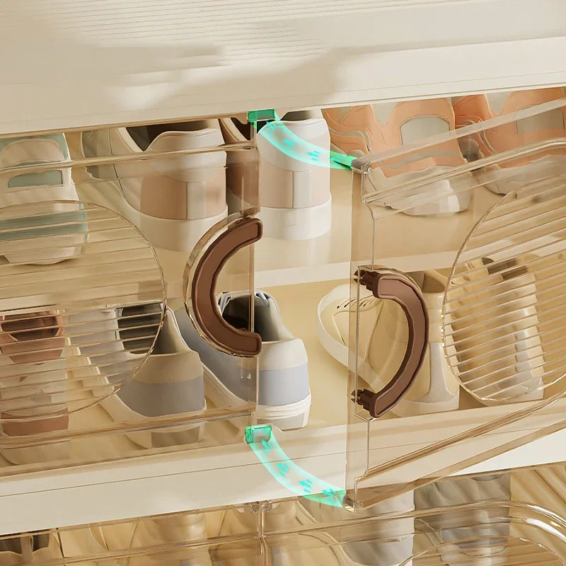 Schuhaufbewahrungsbox mit doppelter Tür