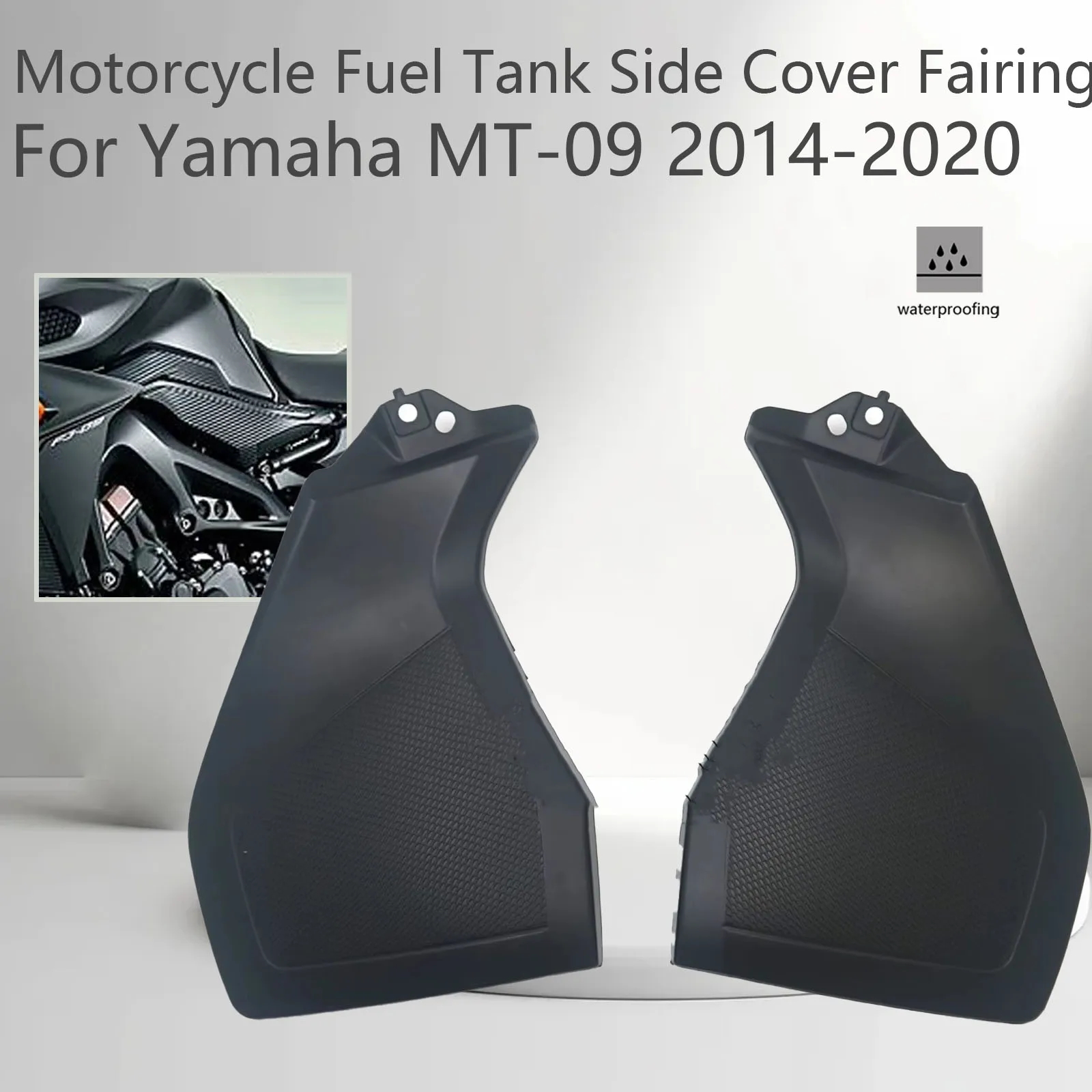 Motorcycle Fuel Tank Side Cover Fairing For Yamaha MT-09 2014-2020 Insulation Plate Protection Anti Scratch Shield