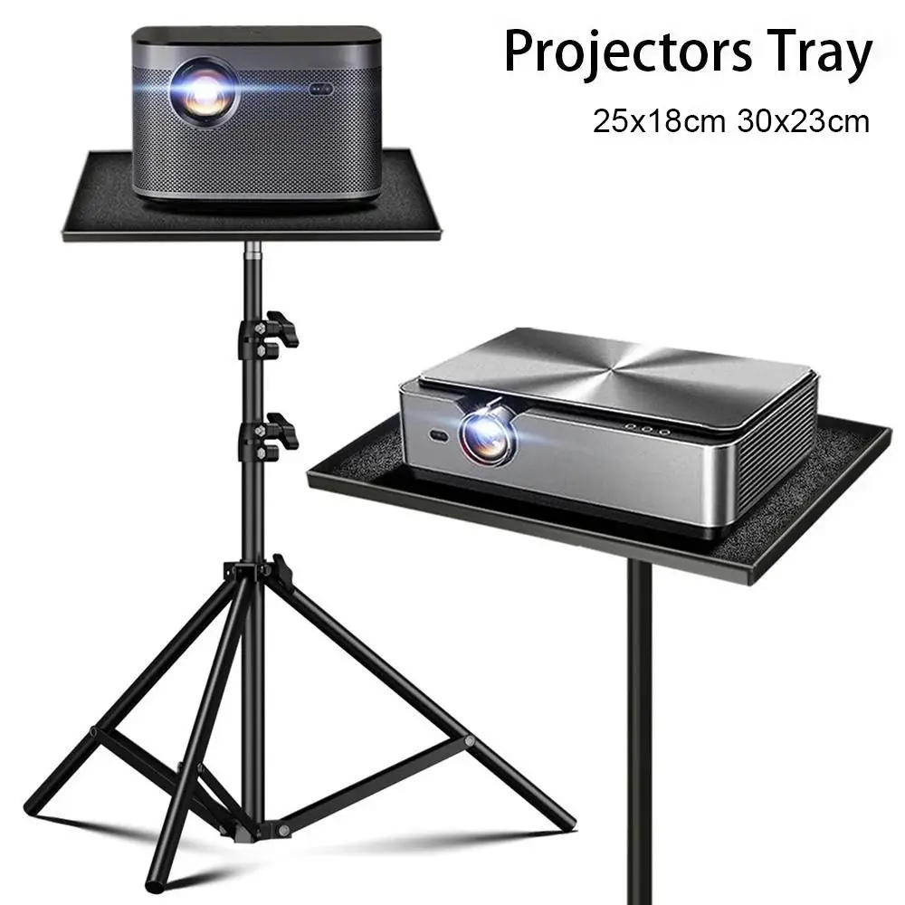 1Pcs Durable Black Projectors Tray Plastic 25x18cm 30x23cm Platform Holder 1/4inch Screw Thread Universal Tripod Stand