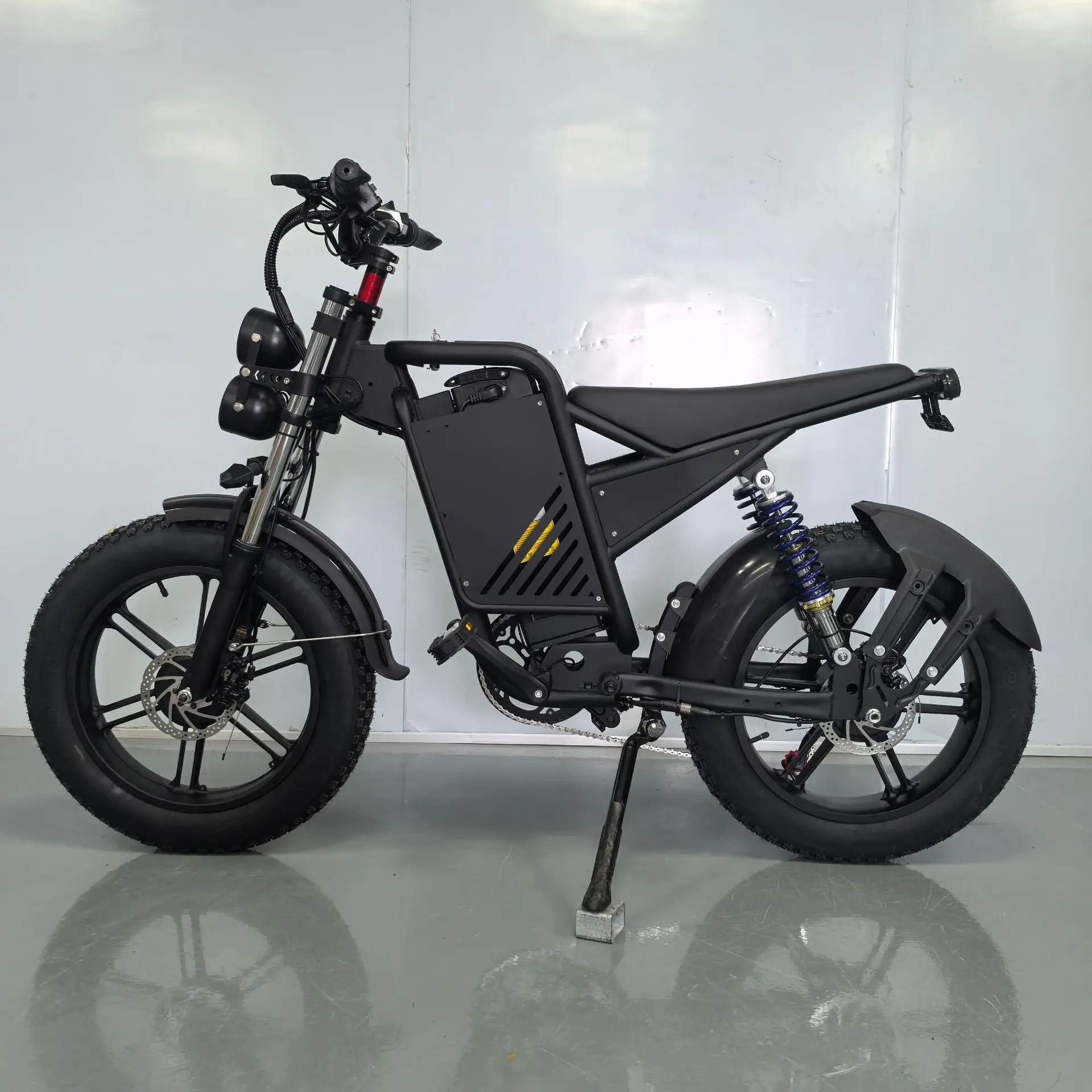 Electric power bicycle Dual motor electric moped Dual shock absorption Dual drive motor electric vehicle