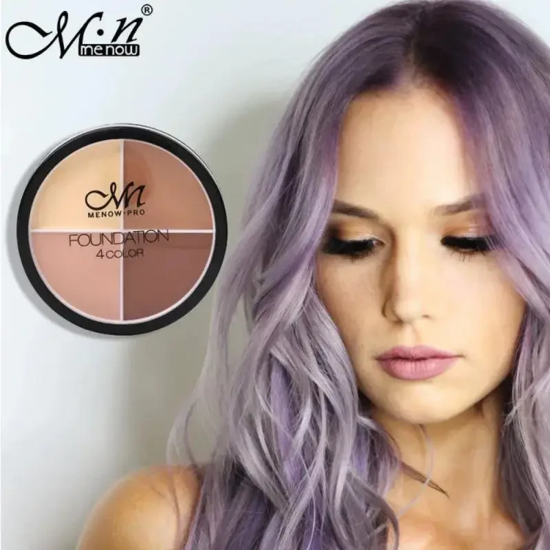 Leichte Schönheit matte Creme Concealer Palette Make-up 4 Farben Gesichts kontur Foundation öl freie wasserdichte Kosmetik