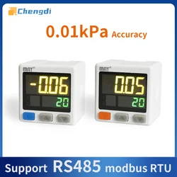 MS38 0.01kpa Accuracy Digital Pressure Switch High Precision for Air Leakage Detection RS485 Pressure Gauge Sensor Vacuum Gauge