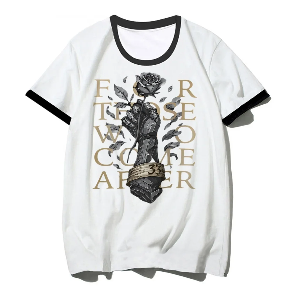 Expedition 33 t shirt female scene  cutecore gothic baddie vintage top tees jojifuku party anime japan