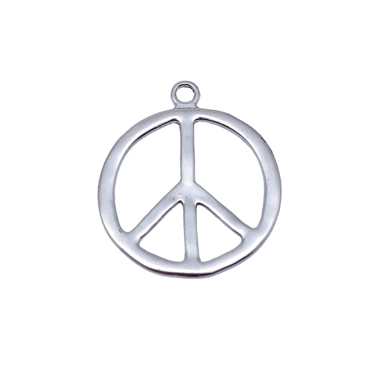 Peace Sign Charm Awareness Ribbon Pendant Charms Hippie Bohemian Alloy Jewelry Making Findings