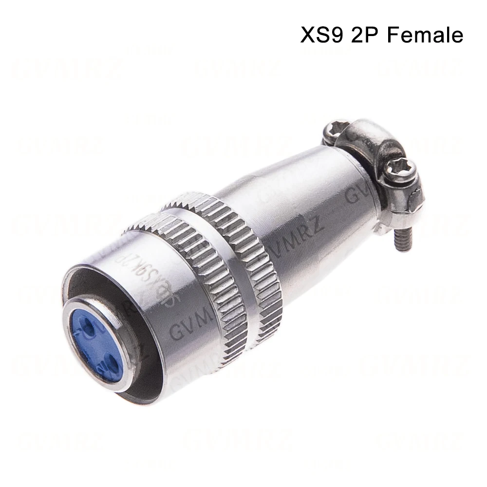 1PCS XS9 2PIN 3PIN 4PIN 5PIN  Docking Aviation Plug Socket Waterproof Circular Connector Integrated circuit 2P 3P 4P 5P