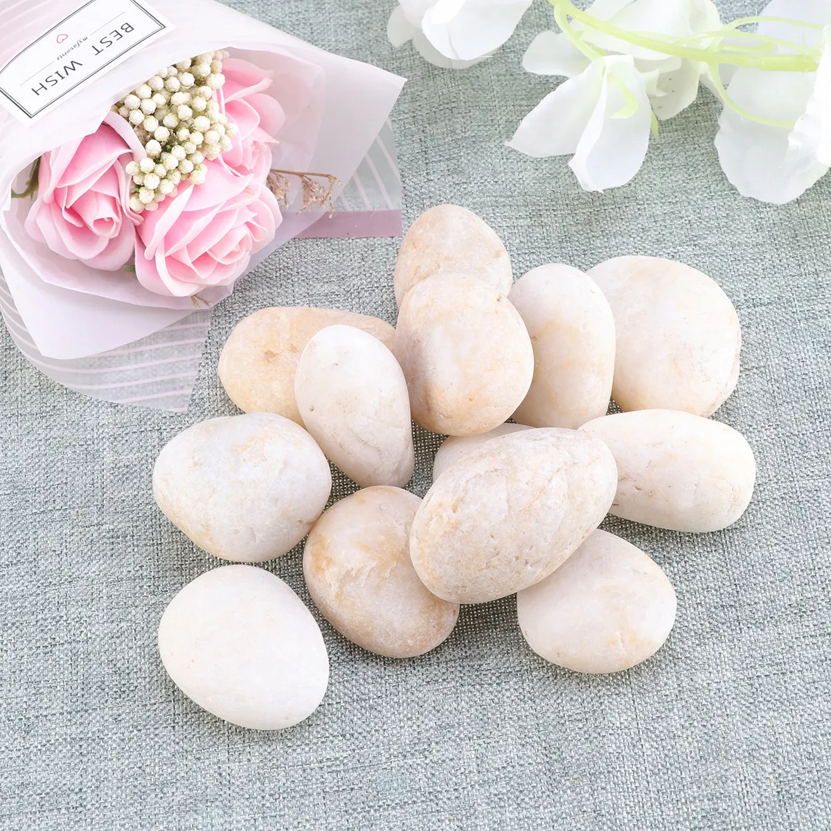 Pedras Cinzas Lisas de 350G pa - Art Craft Activities avaliação e preço