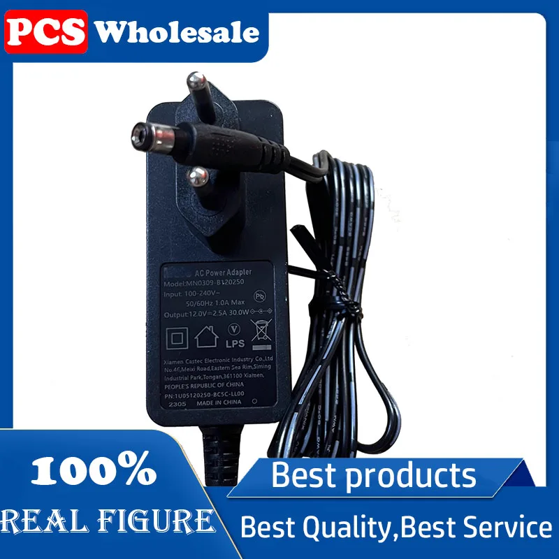 

Original MN0309-B120250 power adapter European plug 12V2.5A DC 5.5*2.1mm