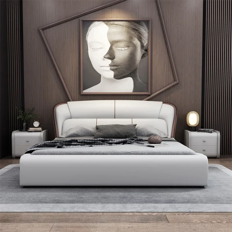 

Ergonomic Minimalist Double Bed Simple Black Wooden Modern Camping King Japanese Double Beds Unique Muebles Unique Furniture