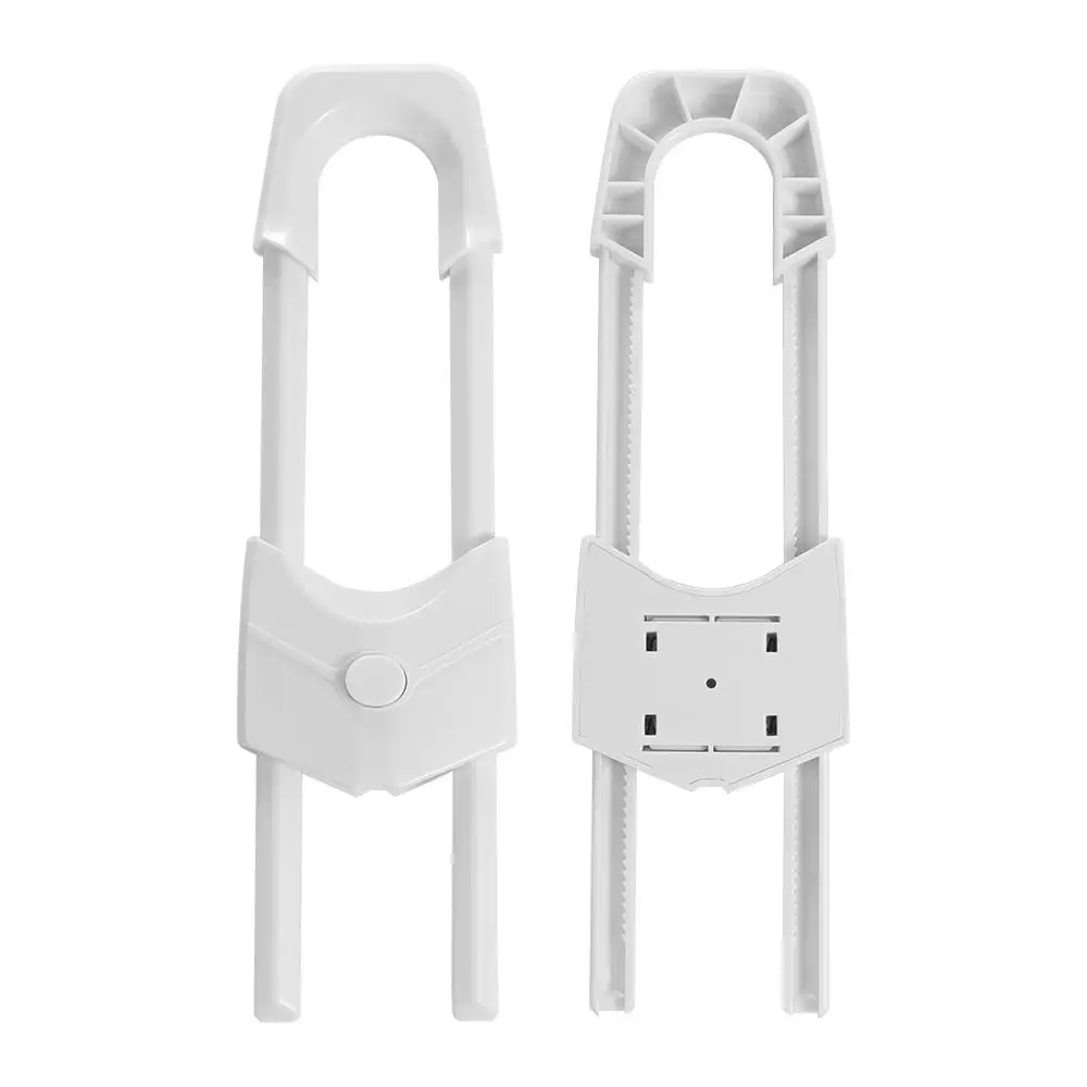 

Children Security Protector Baby Double Door Cabinet Locks Plastic Protection Equipment Slot Locks Straps Multipurpose