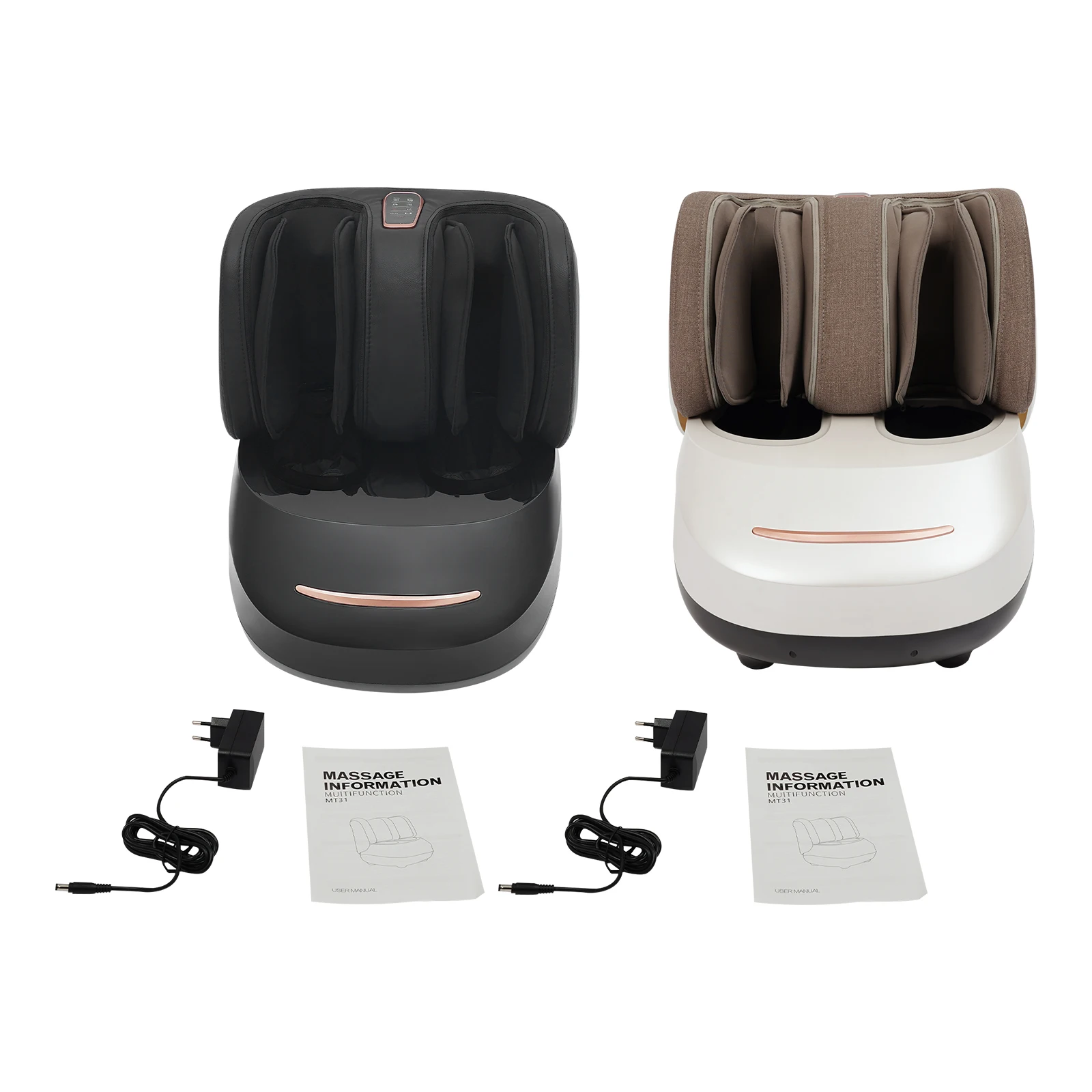 Intelligentes Beinmassagegerät, tiefes Kneten von Waden, Fußmassagegerät, 3-stufiges Akupunkturpunkt-Beinstraffung mit Airbag für 35–47 Fußgröße – Detail 9