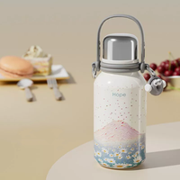 Insulated Cold Water Bottle 1500ml/1200ml Large Capacity 316 Stainless Steel Leak Proof Vacuum Tumbler