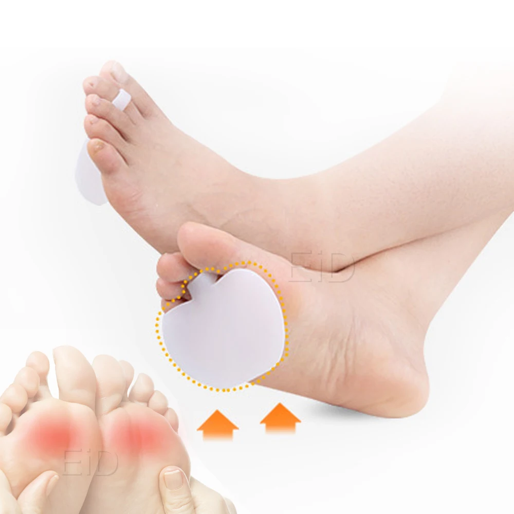 Silicone Gel Insoles Forefoot Pads for Women High Heel Shoes Foot Blister Care Toes Insert Pad Silicone Gel Insole Pain Relief