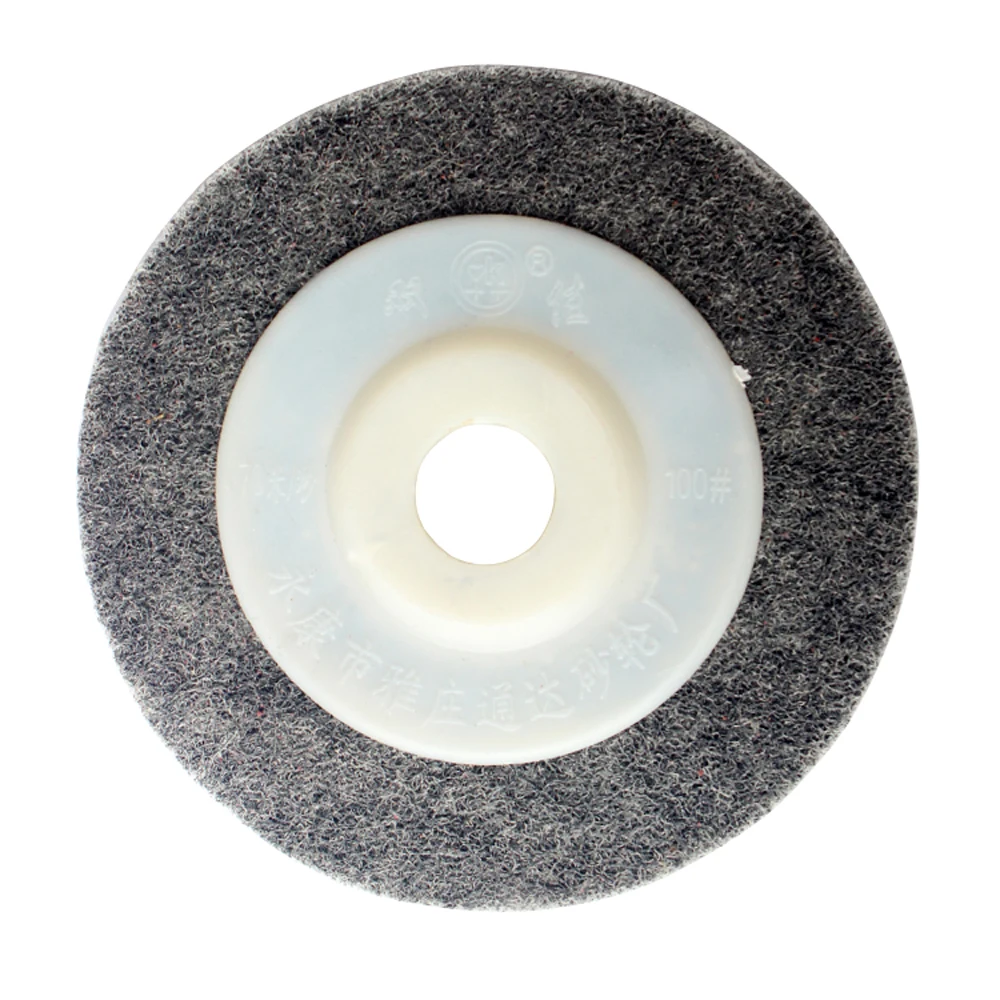 7P 9P 12P 100mm Nylon Fiber Polishing Wheel Pad Grinding Disc Abrasive Tools For Angle Grinder Metal Finish Steel Aluminum Alloy