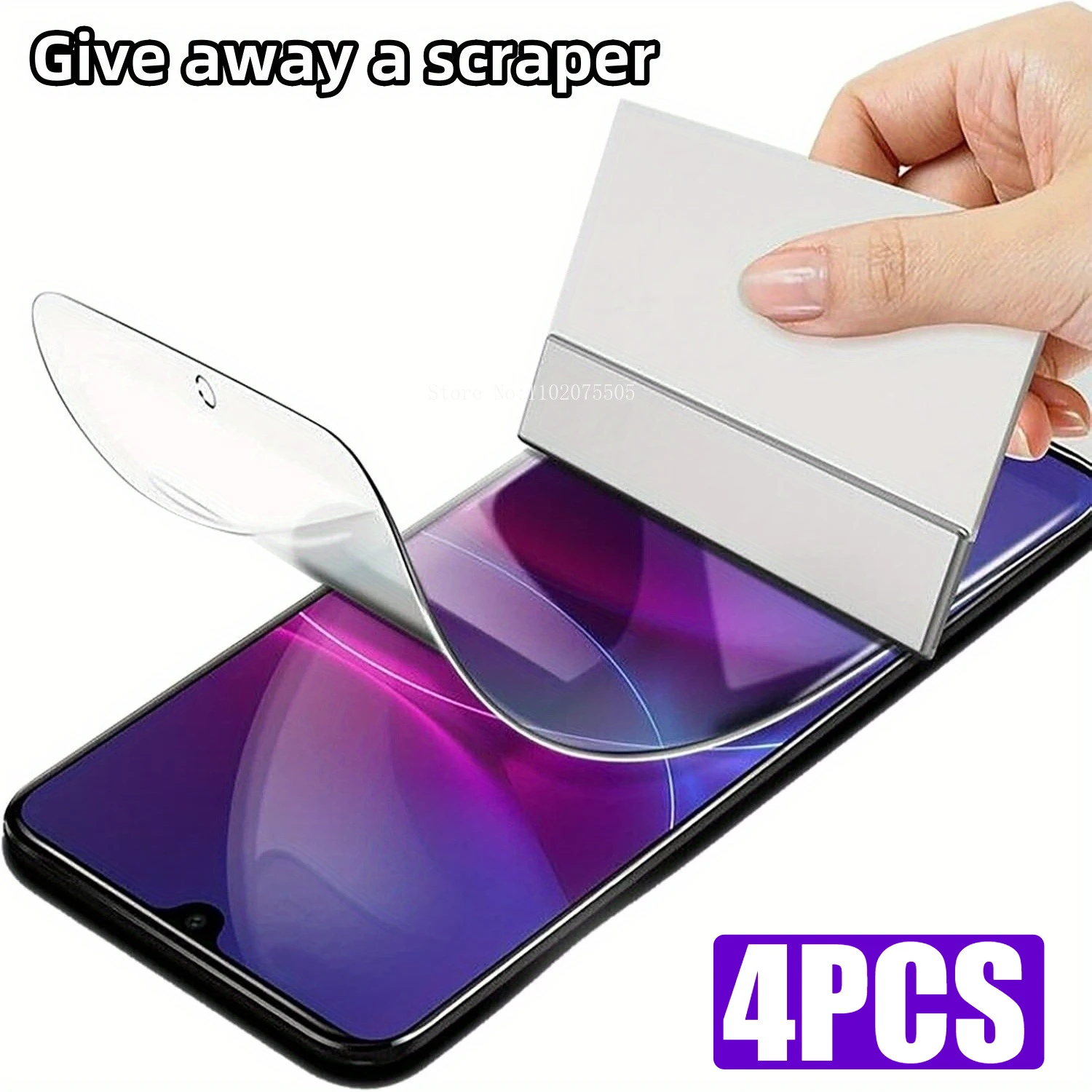4 Stück HD/Sichtschutz/Matt Hydrogel Displayschutzfolie für OPPO A5X / A5 Pro / A5 / A3 Pro / A3X, kratzfeste, einfache Installationsfolie