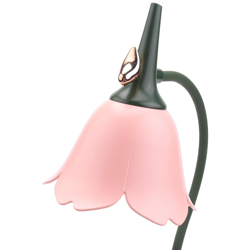 Flower LED Desk Lamp Student Bedroom Lighting Contact Eye Protection USB