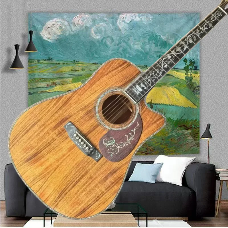 Missing Corner D45 Brown Acoustic Guitar KOA Body Painting Neck High Customized Solid Top for Beginners Free Delivery