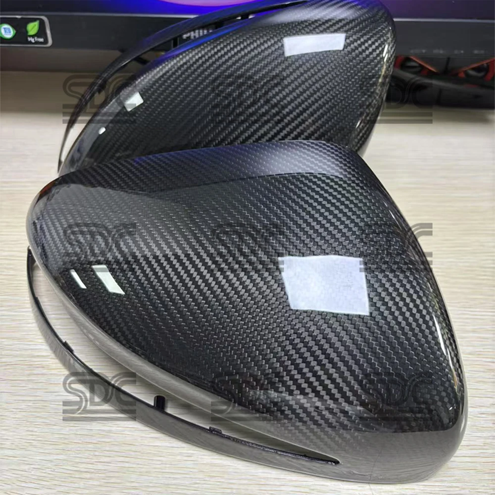G63 GLS63 Real Dry Carbon Fiber Mirrors Replacement For Benz G Class W464 GLE GLS AMG G63 Exterior Side Mirror Cap 2 Pcs/Set