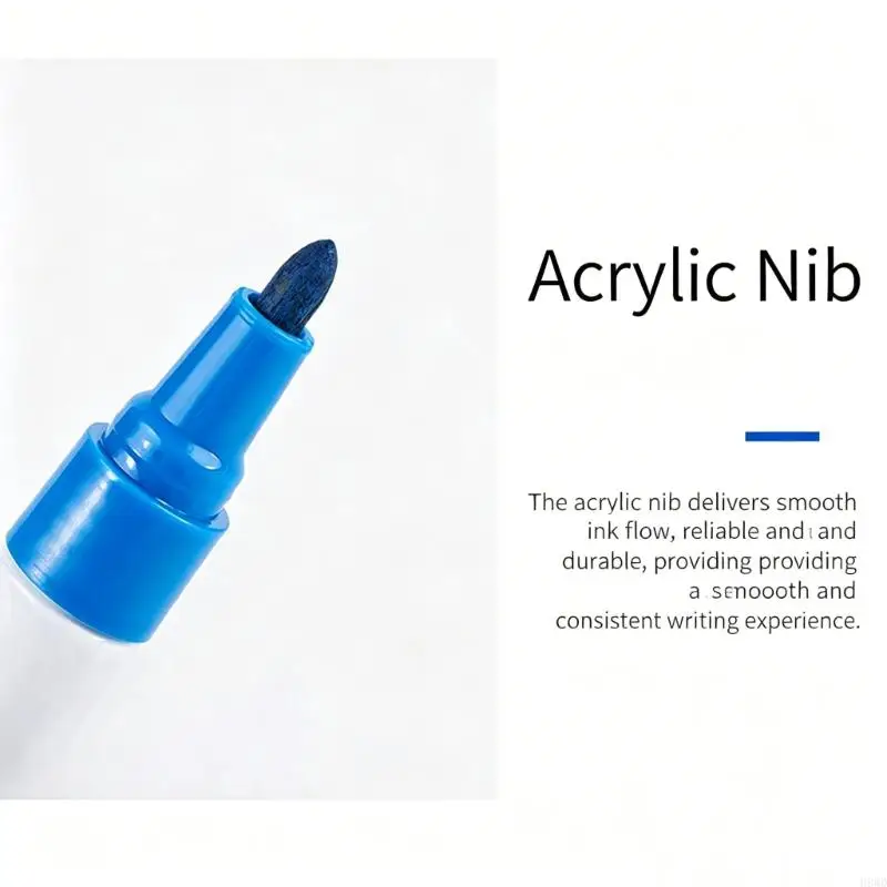 Oil Based Paint Pen Permanent Waterproof Metallic Paint Marker For Scrapbooking Drawing On Glass Ceramic Canvas H8WD