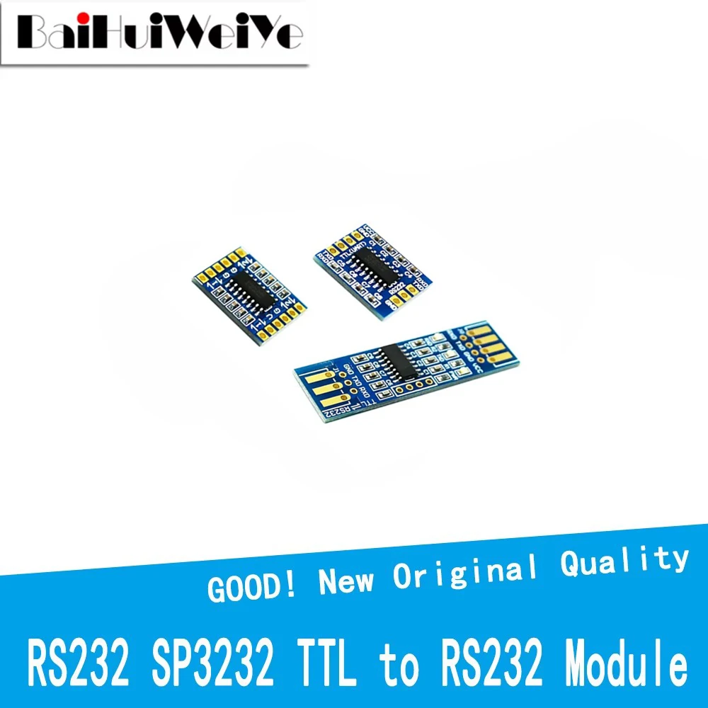 1PCS RS232 SP3232 TTL to RS232 Module RS232 to TTL Brush Line Serial Port Module New Good High quality
