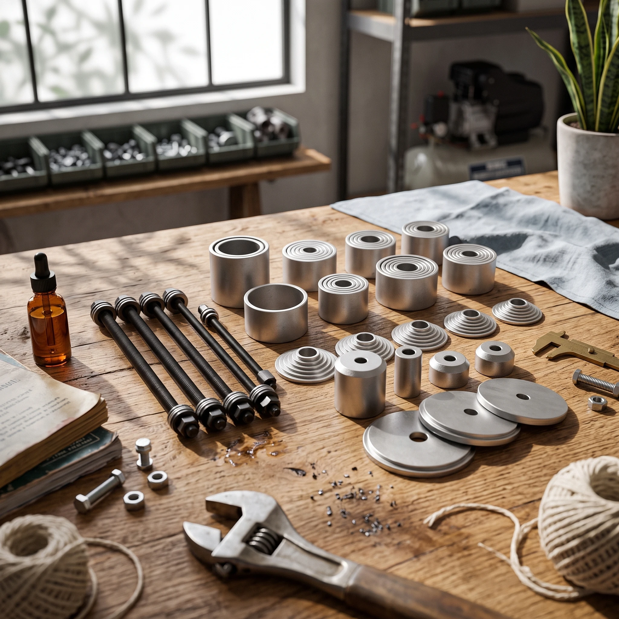 Kit De Herramientas Para Extraer Bujes, Kit De Prensas Y Extractores Resistentes, Juego De Herramientas De Prensado De Bujes, Herramientas Manuales Portátiles Universales Para Mecánicos — -47%, 71.56€ Coupon, from 80.69€ – 47% descuento – €80.69