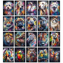 New DIY Diamond Painting Cat Dog Swan Animal Diamond Embroidery Full Rhinestone for Sale Mosaic Inlay Art Wall Decoration