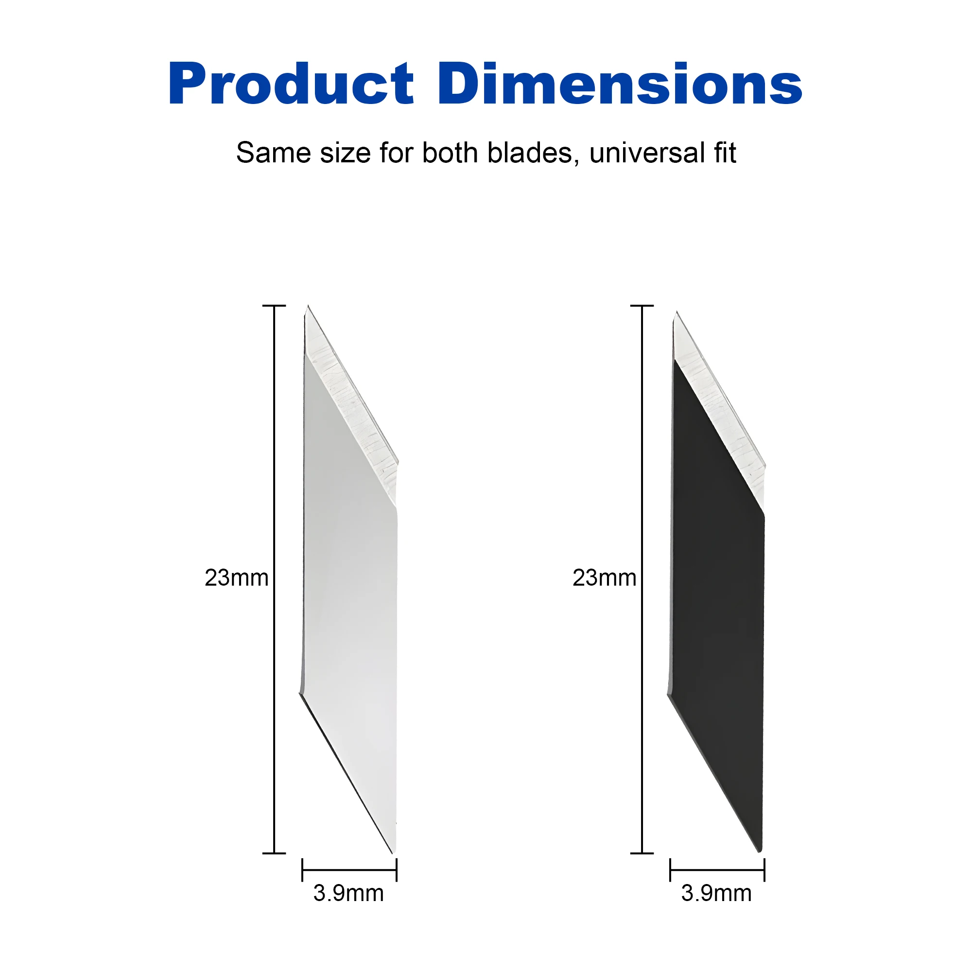 TwoTrees 3.9mm Engraving Blade Set, Carbon Steel, Black Steel & Special-Shaped Knives, 10Pcs/50Pcs for CNC Router Engraving Bits
