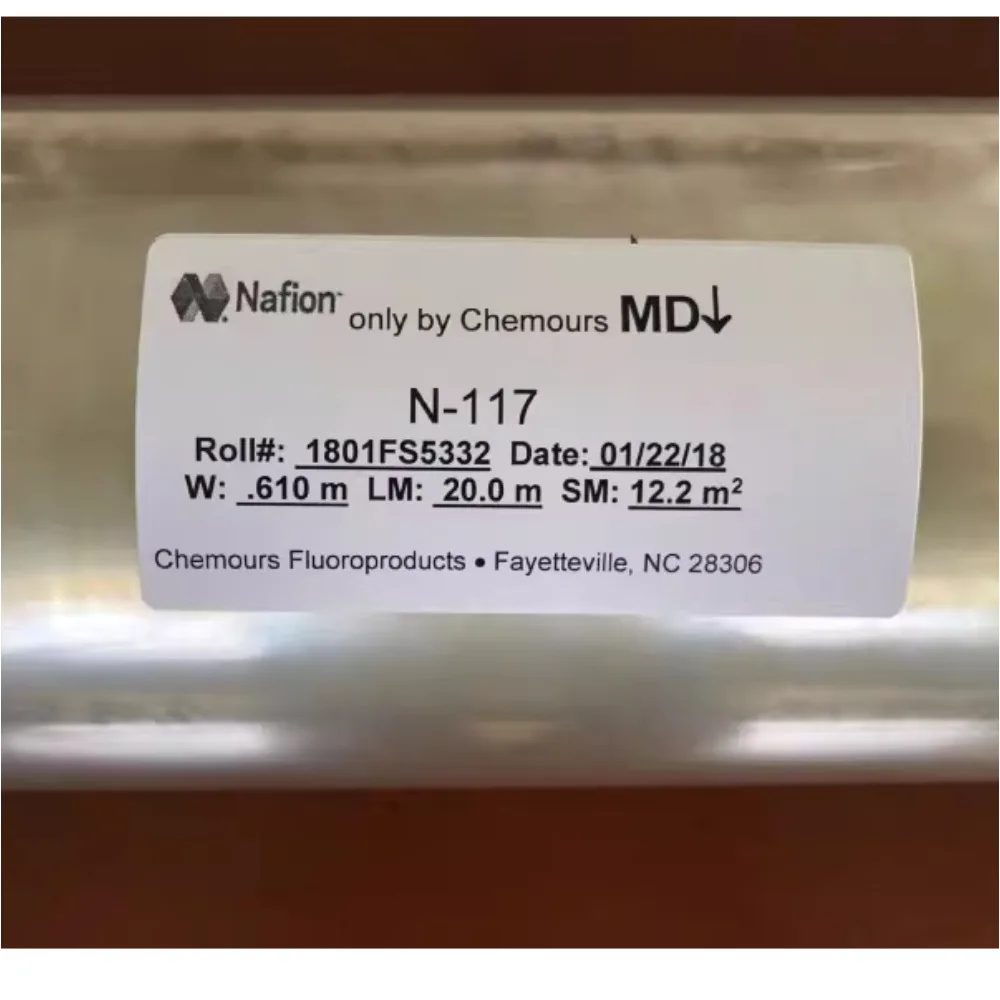 Diameter 30mm DuPont proton exchange membrane perfluorosulfonic acid ion membrane Nafion117 (10 * 10cm)