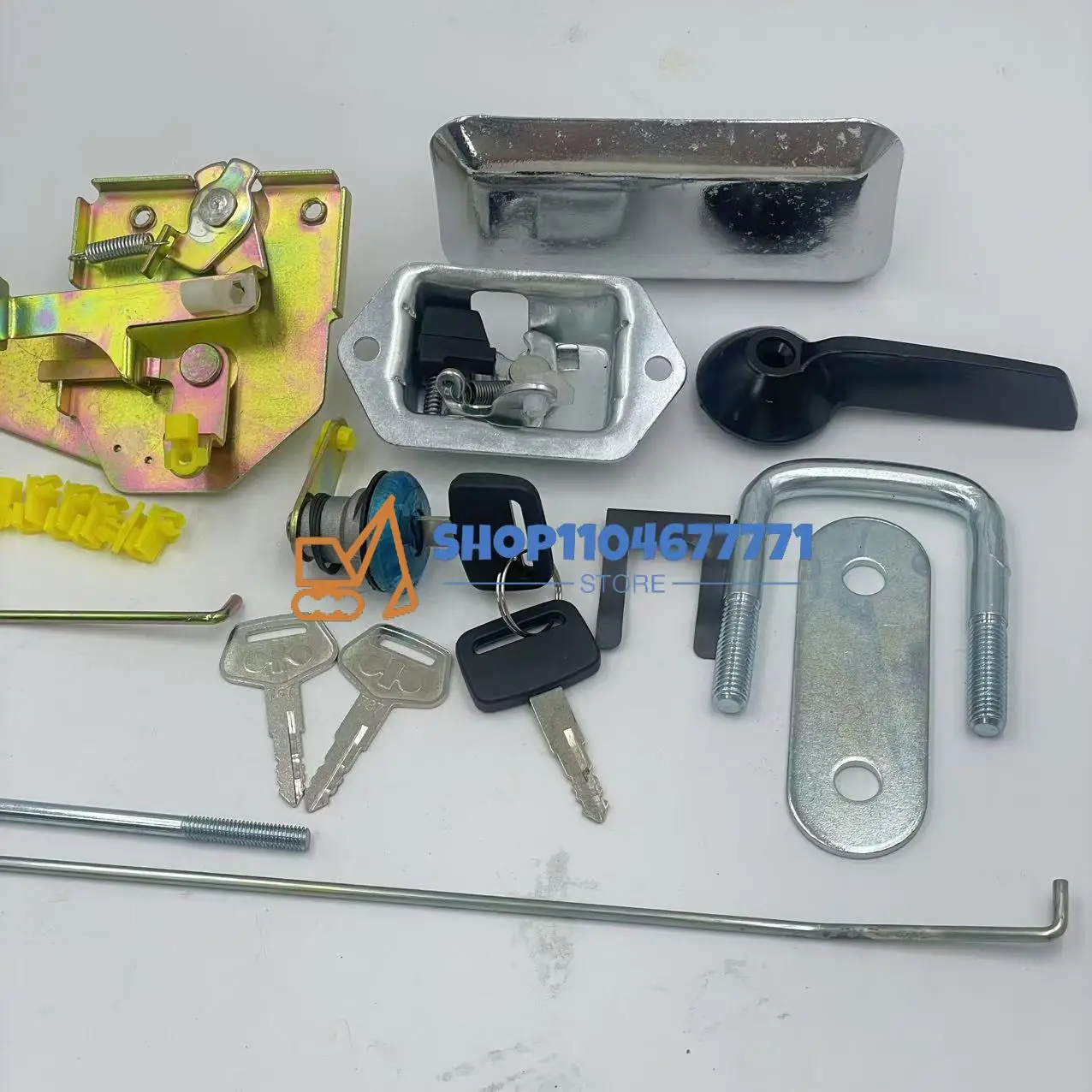 High Quality Excavator Cab Door Lock Door Handle for Komatsu PC60-6/120-5/200-5 New