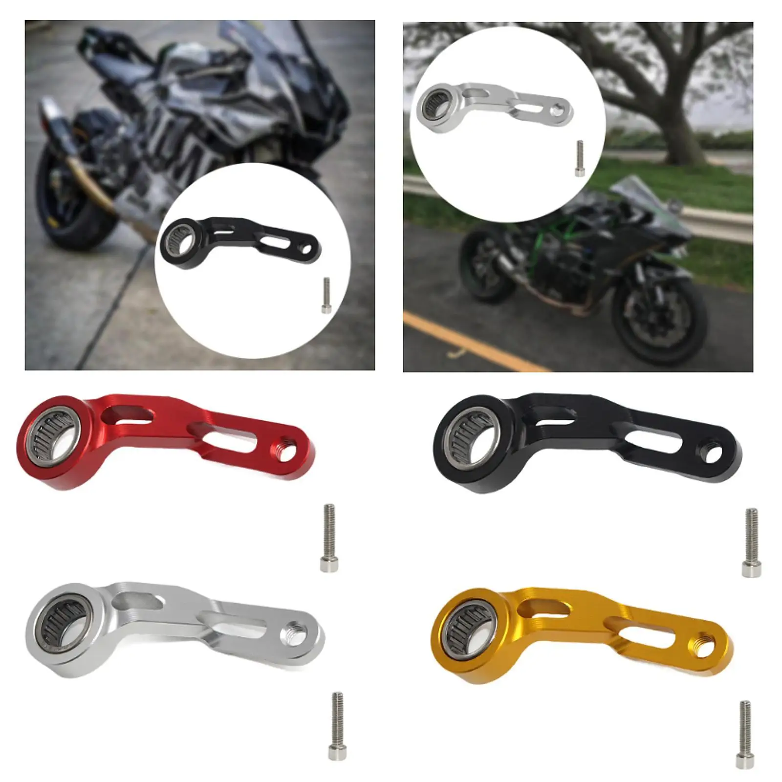 

Motorcycle Gear Shift Shaft Support Stable Aluminum Alloy Motorbike Accessory for Yamaha Niken Tracer 900 2014-2023