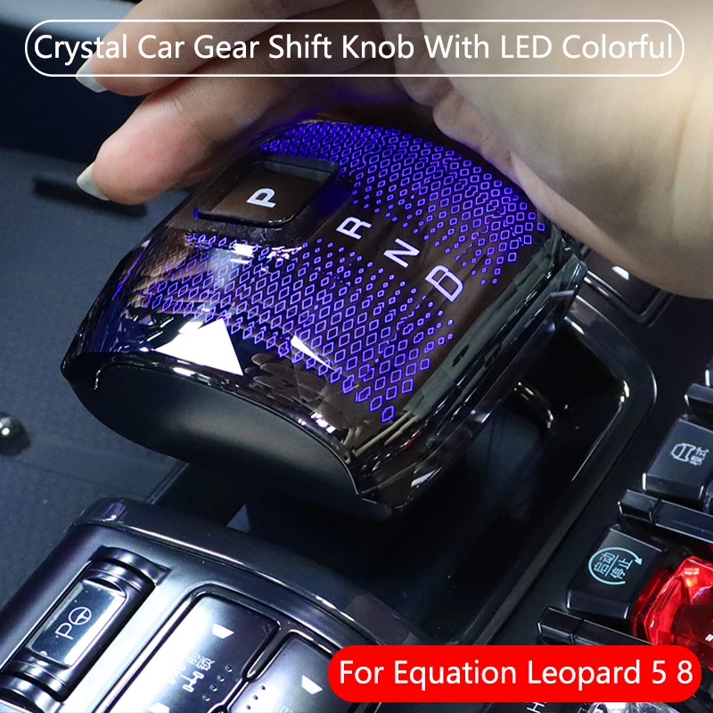 

Suitable For BYD Formula Leopard 5 8 BYD Shark 2023 2024 2025 Car Crystal Handle Shift Luminescence Accessories
