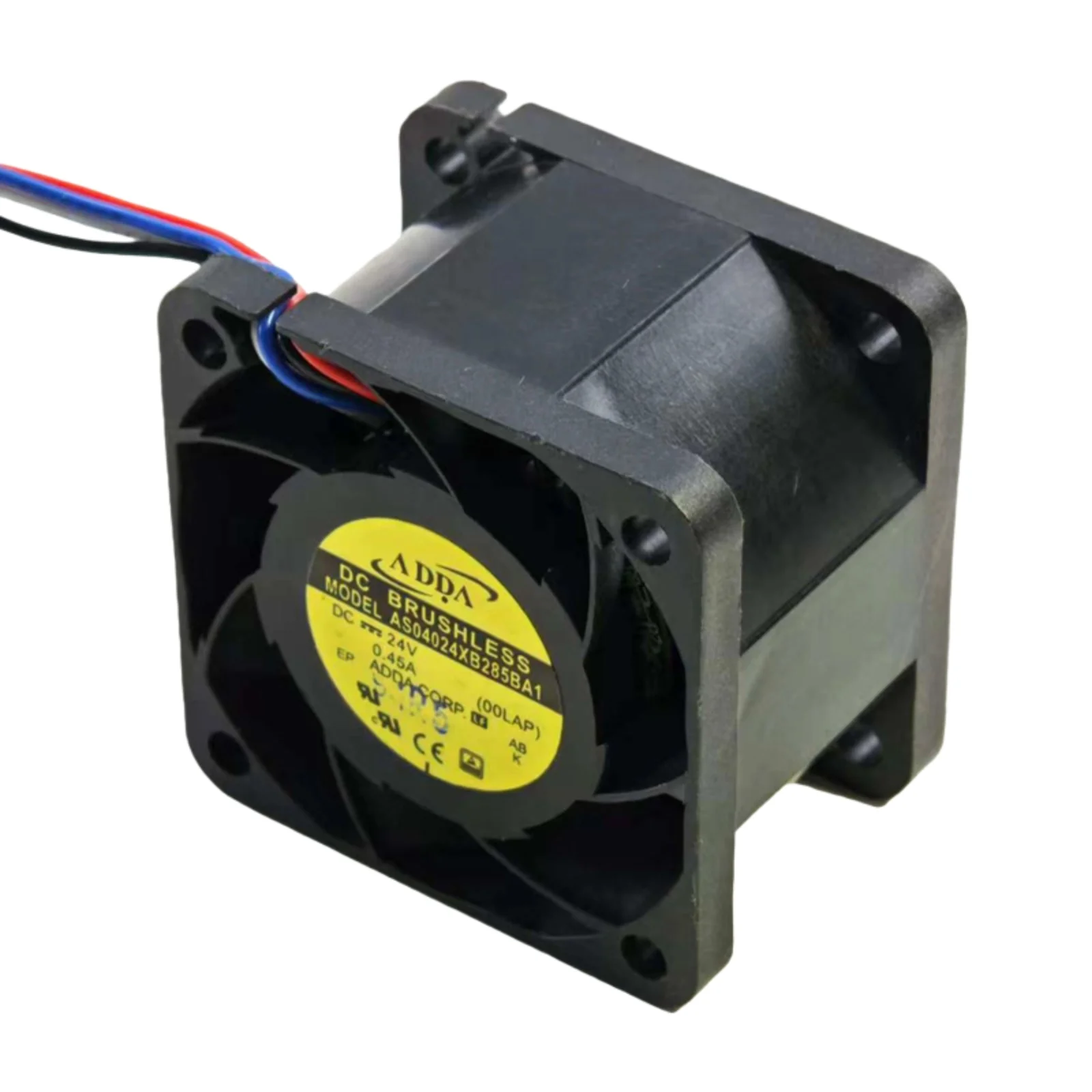 new for ADDA AS04024XB285BA1 DC 24V 40x40x28mm 4-Wire Ball Bearing High-Speed Cooling Fan 25000RPM 30CFM 4028